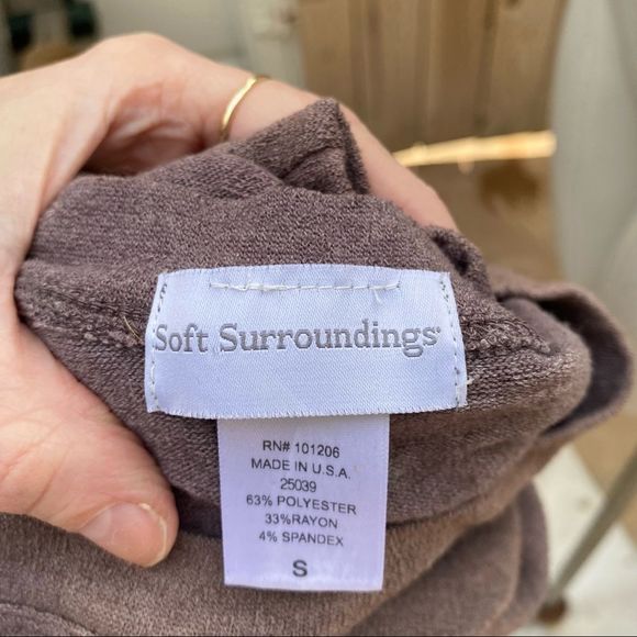 Soft surroundings long sleeve maxi dress size small - Picture 9 of 10